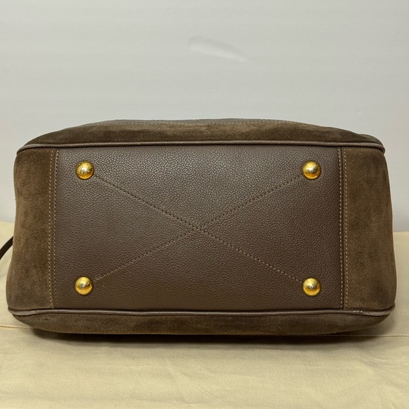 LOUIS VUITTON CHOCOLAT MONOGRAM EMPREINTE LEATHER AUDACIEUSE PM BAG - Picture 5 of 16